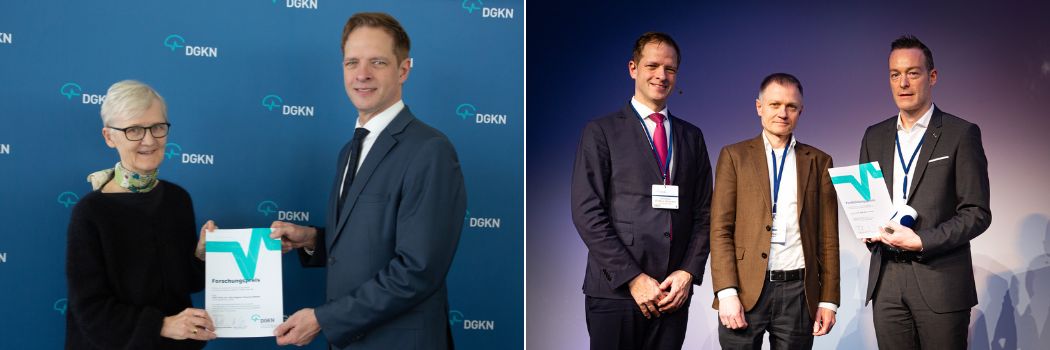 DGKN-Preisverleihungen des Großen Forschungspreises und des Fortbildungspreises der Fortbildungsakademie auf dem DGKN24