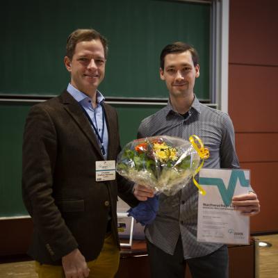 Preisverleihung DGKN-Nachwuchsförderpreis für Klin. Neurophysiologie an Dr. Dr. L. Kunz