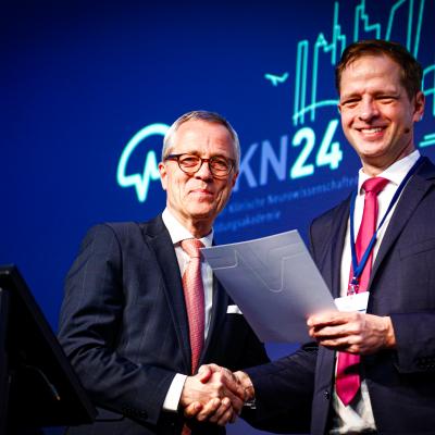 Ehrenmitgliedschaft der DGKN: Prof. Gereon Fink und Prof. Christian Grefkes-Hermann